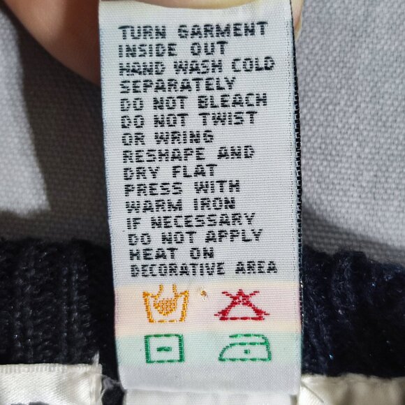 Vintage Bonnie Boerer Sequin Sweater women's size L black base Casinos Gambler - Picture 8 of 16